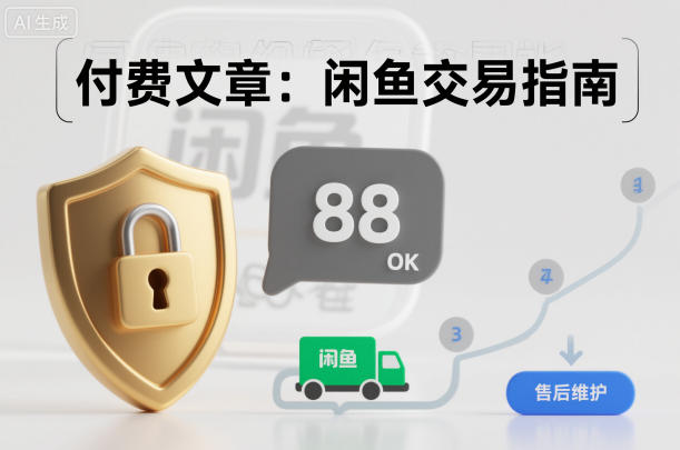 付费文章：闲鱼交易指南，怎么才能降低被坑被马扁的概率-柚子网创